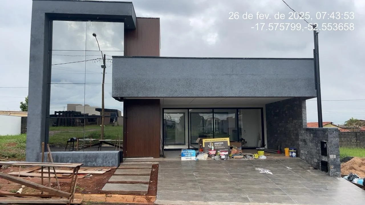 Obra 4 - Sala com bancada de mármore
